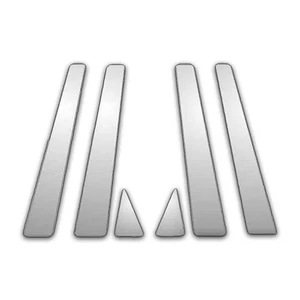 6Pc Chrome Pillar Post Trim for 96-04 Mercury Sable - Bild 1 von 2
