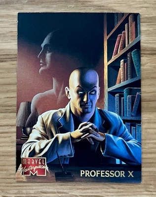 1995 Fleer Marvel Masterpieces Trading Card #73 Professor X. Mint Original Card! - Image 1 of 2