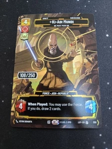 Star Wars Unlimited Legends of the Force Ki-Adi Mundi Prestige Foil #108/250! - Picture 1 of 4