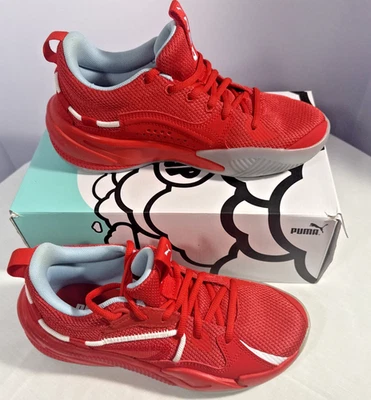 Puma J Cole RS Dreamer Summer Hustle Jr Size 5.5C Red Basketball Shoes Junior - Image 1 of 4