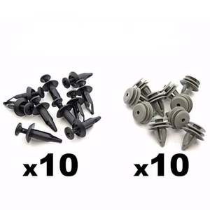 20 Plastic Clips for Jaguar XType Sill Moulding Side Skirt Trim 20 Count - Picture 1 of 9