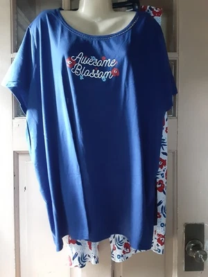 Croft & Barrow Ropa de Dormir Mujer Pijama Capri Talla 3X NUEVO CON ETIQUETAS Foto 1 de 4