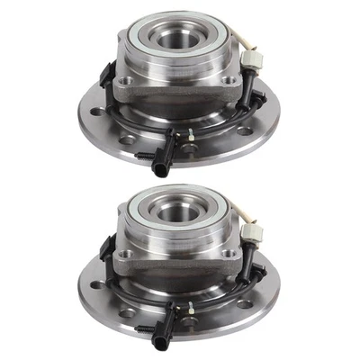 Par de cojinetes de cubo de rueda delantera 4x4 8 orejetas para Chevrolet GMC K2500 K3500 1996-2000 Foto 1 de 4