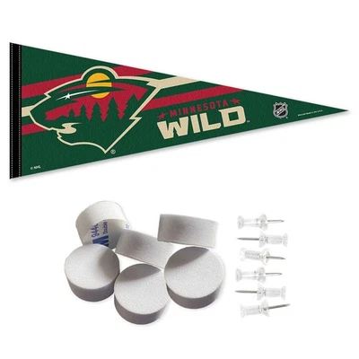 Minnesota Wild Wall Banner Pennant Flag Foto 1 de 4
