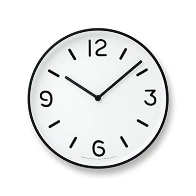 Lemnos MONO Clock White LC10-20A WH Wall Clock Japan - Image 1 of 2