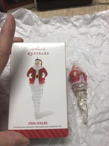 Hallmark Keepsake Ornament COOL ICICLES #2 en serie SANTA CLAUS en hielo 2014 - Imagen 1 de 5
