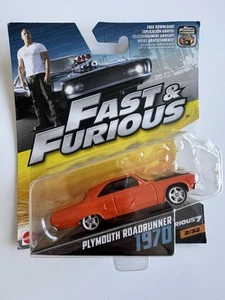 Fast & Furious 7 Mattel 2/32 Plymouth Roadrunner 1970 1:55 1/55 Scale NEW - Picture 1 of 3