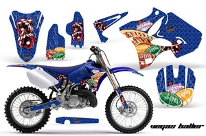 Dirt Bike Graphics Kit Decal Wrap for Yamaha YZ125 YZ250 2002-2014 VEGAS BLUE - Picture 1 of 1