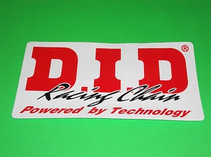 DID CHAINS TOOLBOX MOTORCYCLE MOTOCROSS ATV QUAD UTV TRAILER STICKER DECAL - Picture 1 of 1