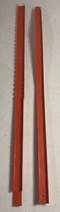 Vintage 1972 Matchbox Cascade Game Replacement Red Reload Ramps (2) Excellent - Picture 1 of 2