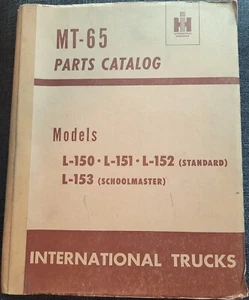 INTERNATIONAL HARVESTER PARTS CATALOG MT-65 VINTAGE - Picture 1 of 4