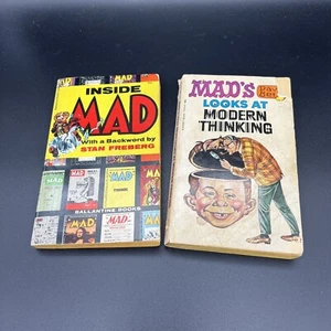 Mad’s Dave Berg Looks at Modern Thinking and Inside Mad by William M Gaines - Picture 1 of 3