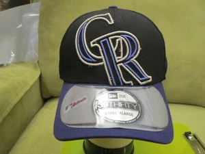 New Era Colo Rockies Oficial Clubhouse 2014 Sombrero de Calce Flexible, Logotipo Grande, Talla L/XL - Imagen 1 de 12