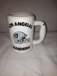 Vintage NFL Los Angeles Raiders Beer Coffee Mug Stein LA/ Oakland Raiders 5"  - Picture 1 of 9