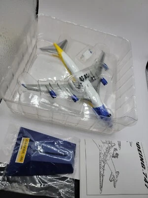 Boeing 747 Model Airplane Danzas Intercontinental AEI By Dragon 2000 NOS - Image 1 of 4