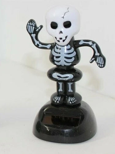 24 Solar Dancing Skeleton, Graveyard, Halloween Party Decoration Favor Happy Toy - Image 1 of 1