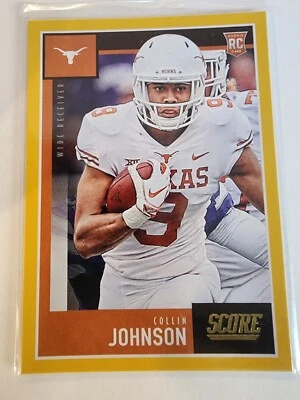 2020 Score Football Collin Johnson Rookie Card Jaguars #418 RC - Image 1 of 2