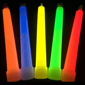 Glow Sticks Bulk 25 6” Industrial Grade Industrial Grade Light Sticks - Picture 1 of 21