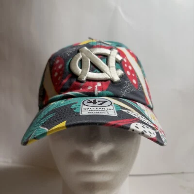 ‘47 Clean Up North Carolina Tar Heels Colorful NCAA Strap Back Hat NEW - Image 1 of 4