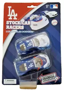 MLB,Los Angeles DODGERS, 2 pack stock car Racers, Friction Powered - Picture 1 of 1