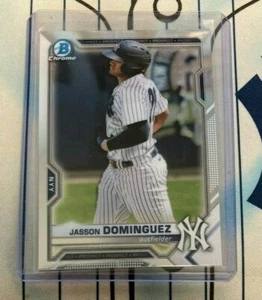 JASSON DOMINGUEZ 2021 Bowman Chrome Prospect Béisbol BCP-13 NY Yankees CANTIDAD 🔥 - Imagen 1 de 3
