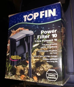 Top Fin Silentstream PF10 Power Filter 5-10 gallon Aquarium. NEW - Picture 1 of 10