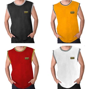 Para hombre Genial Chaleco Gimnasio Chaleco Entrenamiento Sin mangas Transpirable Top Muscular M-5XL - Imagen 1 de 9
