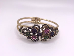 Sarah Coventry gold tone rhinestone bracelet - Picture 1 of 7