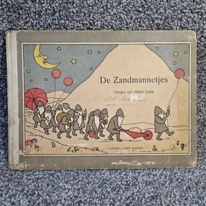 Antique 1913 Book The Sandmen Verses By Alfred Listal De Zandmannetjes Versjes - Picture 1 of 6