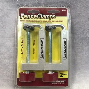NIP Milescraft 2 piece 4009 Fence Clamps Silver 1/2 inch to 5 3/4 inch - Picture 1 of 7