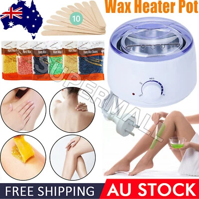 600g Wax Pot Strips Warmer Wax Bean Body Remover Heater Waxing Machine Kit OZ - image 1 of 4
