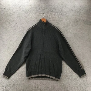 American Ragcie Pullover Sweater Mens XXL Gray Cotton Mock Neck Long Sleeve - Picture 1 of 11