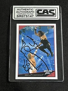 SHAWN MICHAELS 2009 TOPPS WWE SIGNED AUTOGRAPHED CARD CAS AUTHENTIC - Picture 1 of 3