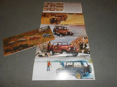 Jeep Folleto 1979/Camioneta pickup Cherokee CJ-5 Wagoneer CJ-7/Catálogo '79 Foto 1 de 3