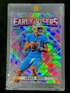 DRAKE MAYE ROOKIE REFRACTOR SP Insert Chrome RC Card Non Auto - NORTH CAROLINA