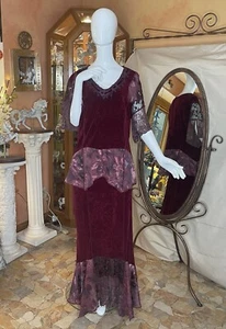 Vintage 2-teiliges Spencer Alexis Kleid Größe 16 - Bild 1 von 13