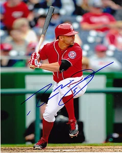 REED JOHNSON WASHINGTON NATIONALS ACTION SIGNED 8x10 - Picture 1 of 1