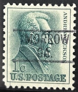 MORROW, GEORGIA Precancel TYPE 819 One Cent Stamp Andrew Jackson - Picture 1 of 1