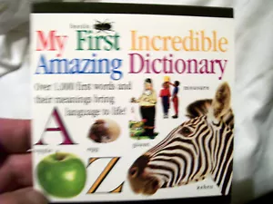 MY FIRST INCREDIBLE AMAZING DICTIONARY OVER 1000 FIRST WORDS AND MEANINGS CD-RO - Picture 1 of 2