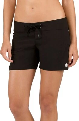 Volcom Womens Black Simply Solid 5-Inch Board Shorts L120512 Size 13 - Image 1 of 4
