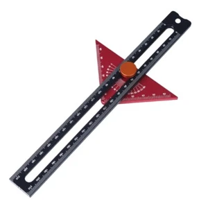 Precisions Woodworking Triangles Square Adjustable Measuring Scriber Tool - Picture 1 of 8