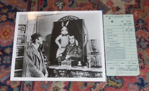 JAMES "JIMMY" STEWART - 70ER JAHRE SIGNIERTE BEL AIR COUNTRY CLUB QUITTUNG - MIT FOTO ANSEHEN! - Bild 1 von 1