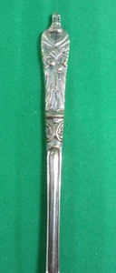 4 EPNS Silverplate Monk 4 1/2" DEMITASSE Spoons Small - Picture 1 of 6
