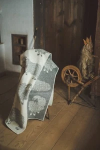 Wolldecke 100% Überwurf Bett Sofa Fleece kuschelig kariert weich warm 130x200... - Bild 1 von 2