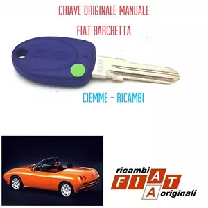FIAT BARCHETTA 1.8 16V CHIAVE ORIGINALE MANUALE DA INTAGLIARE 1994-2000 - Foto 1 di 4