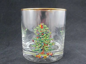Spode Christmas Tree HIGH BALL GLASS Iconic Pattern Holiday England - Picture 1 of 6