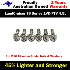 Titanium Turbo Charger Stud Kit For Toyota Landcruiser 76 Series 1VD-FTV 4.5L - Bild 1 von 4