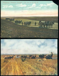 2 POSTCARDS - WESTERN CANADIAN FARMING - Bild 1 von 1