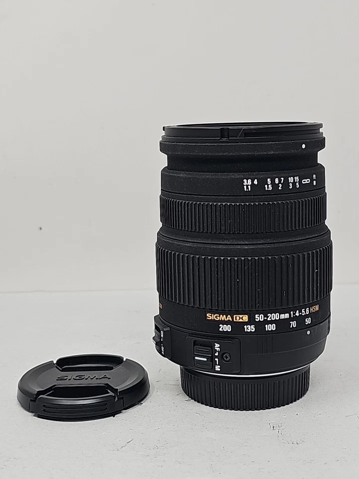 Sigma DC 50-200mm f/4.0-5.6 HSM Camera Lens For Nikon  - Image 1 of 4