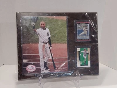 Placa Derek Jeter con foto de 8x10 y 2 tarjetas - recuerdos de los Yankees Foto 1 de 4